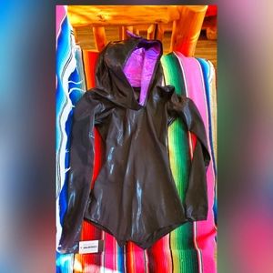 Halloween Dragon/Bat Costume, Black/Purple Sz Sm